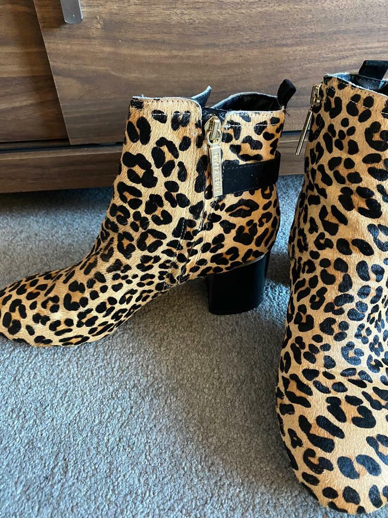 time and tru leopard boots